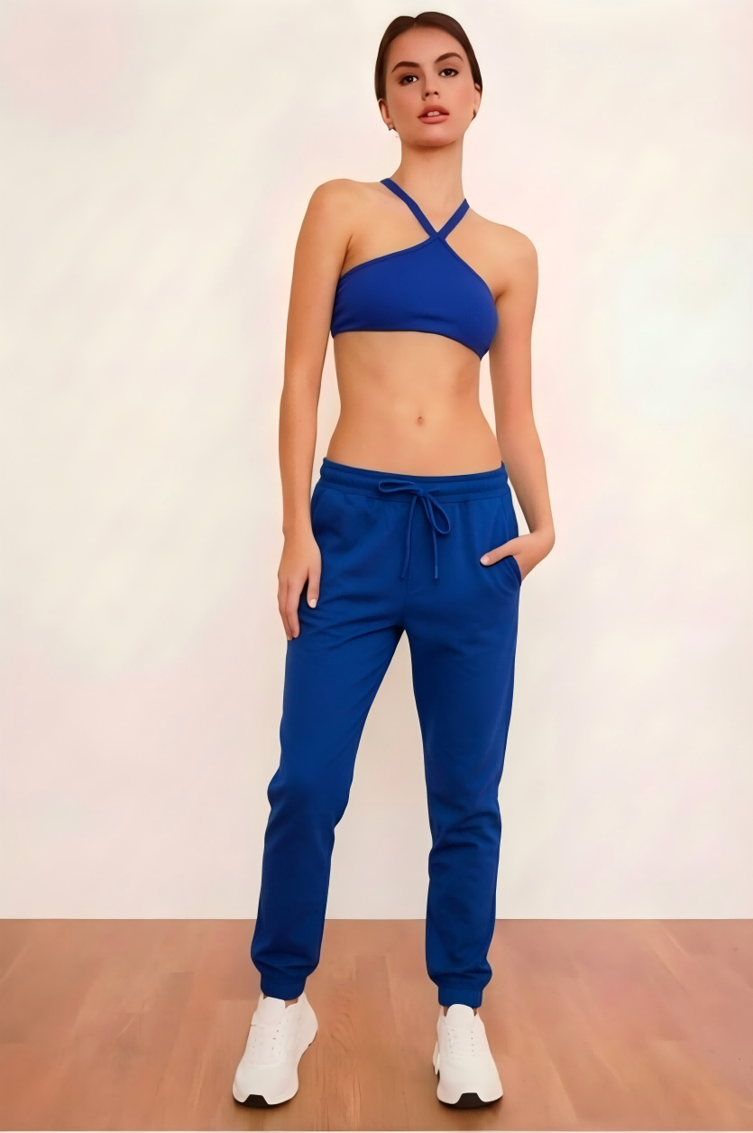 SINOPHANT High Waisted Drawstring Joggers with Pockets