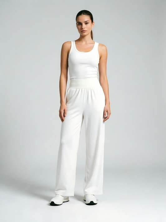 SINOPHANT Wide Leg Palazzo Yoga Pants with Pockets