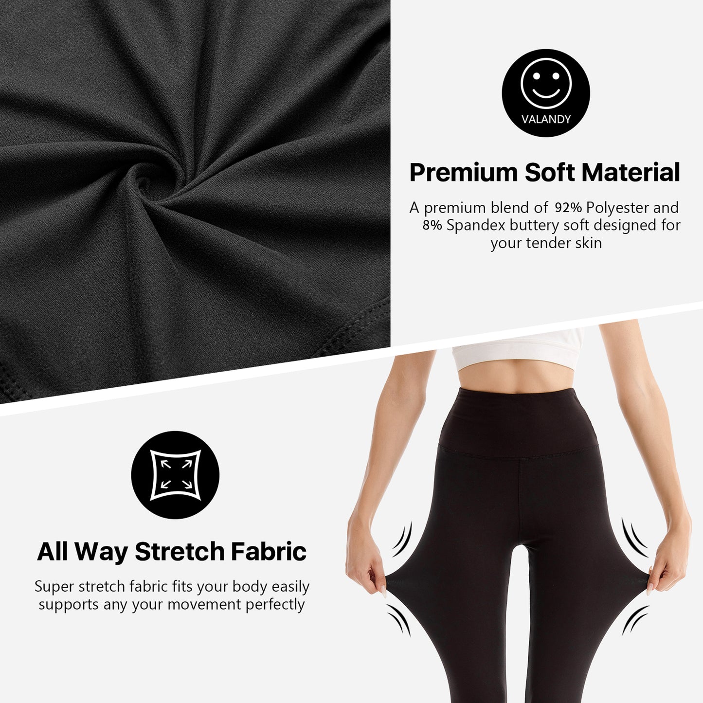 SINOPHANT Classic High-Waisted Leggings