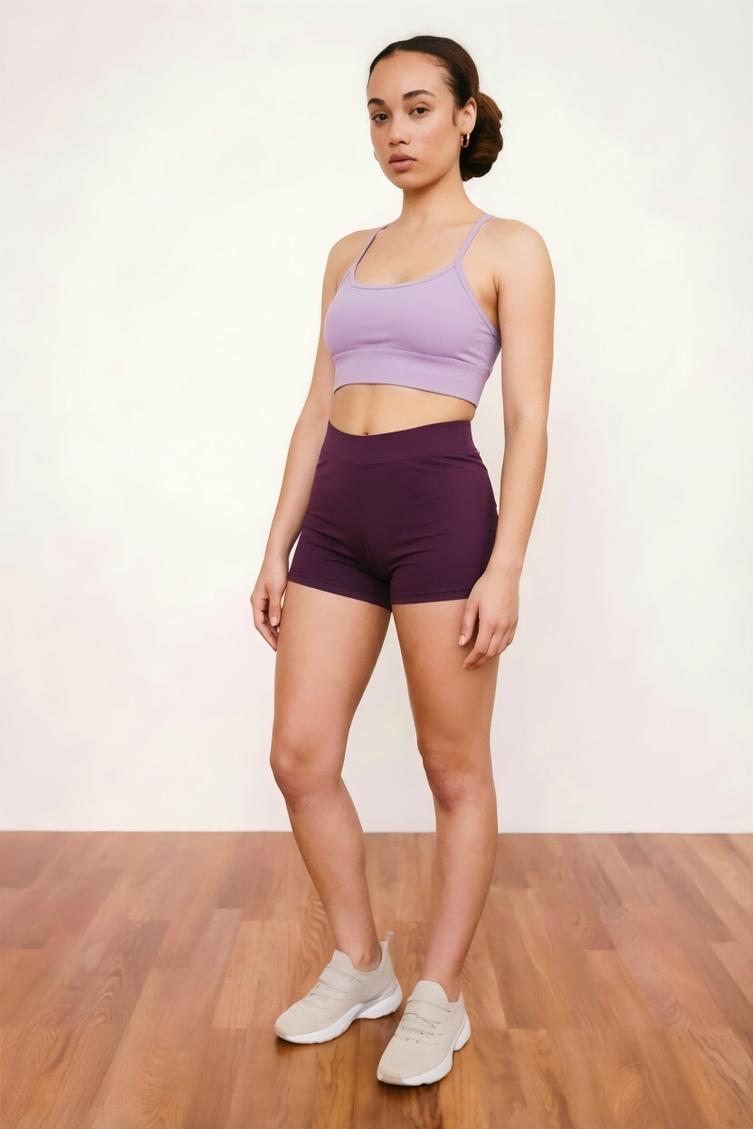SINOPHANT High Waist 6" Biker Shorts