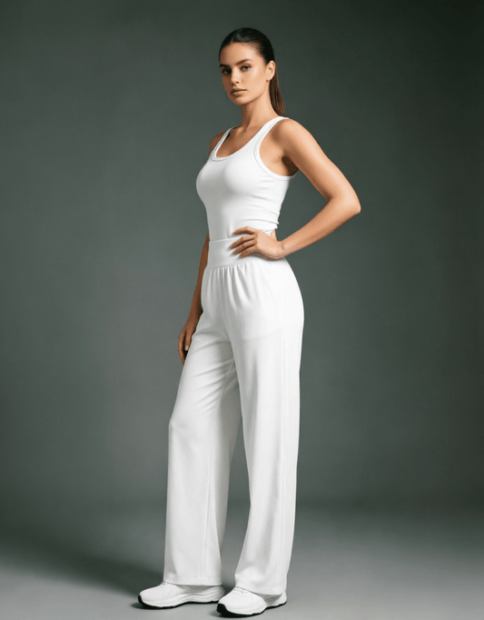 SINOPHANT Wide Leg Palazzo Yoga Pants with Pockets
