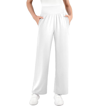 SINOPHANT Womens Wide Leg Yoga Pants with Pockets High Waisted Casual Lounge Loose Palazzo Pajama Sweatpants