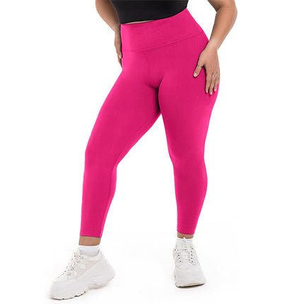 SINOPHANT Plus Size Leggings for Women, High Waisted Tummy Control Buttery Super Soft Black Yoga Pants for Workout Running