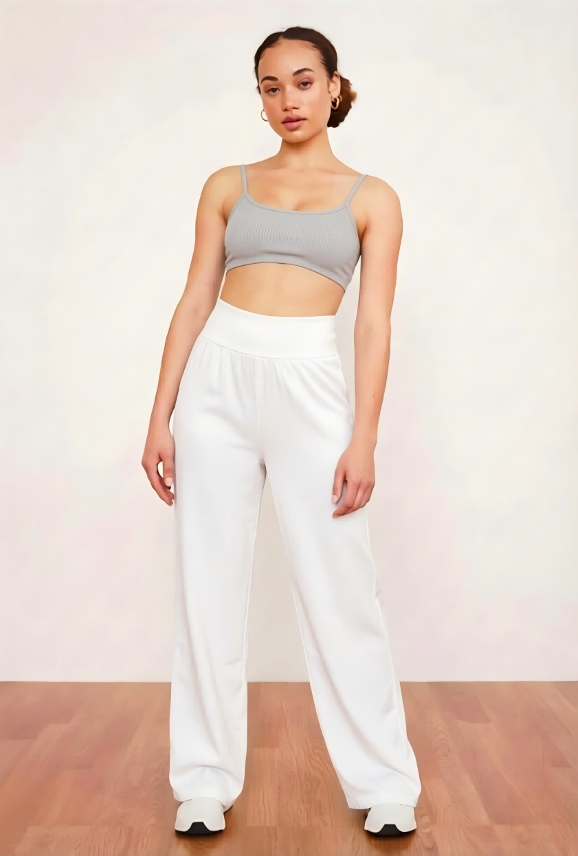 SINOPHANT Wide Leg Palazzo Yoga Pants with Pockets