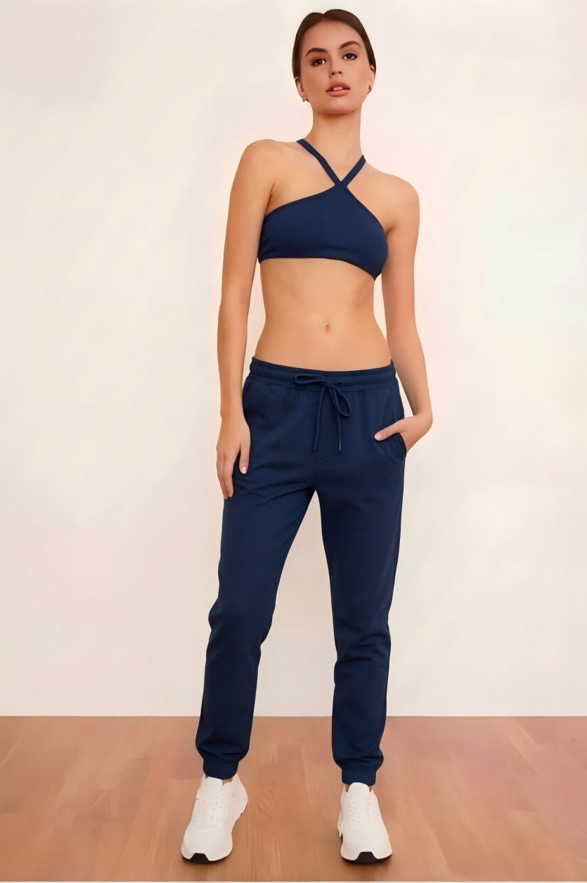 SINOPHANT High Waisted Drawstring Joggers with Pockets