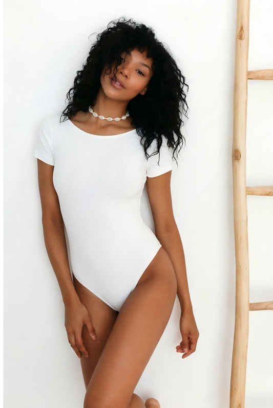 SINOPHANT Elowen Round Neck Short Sleeve Bodysuit