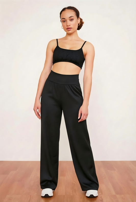 SINOPHANT Wide Leg Palazzo Yoga Pants with Pockets