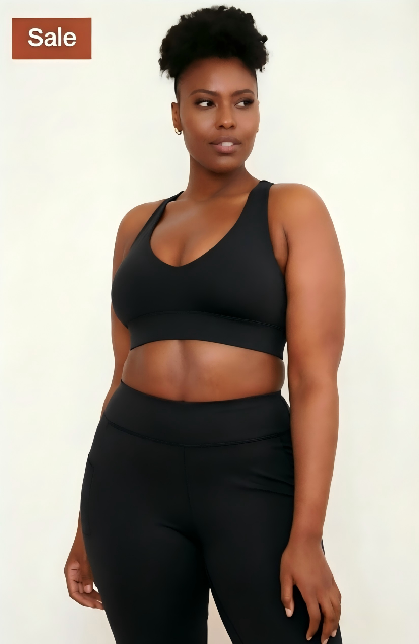 SINOPHANT Freya Plus Size Full Length Leggings with  Pockets