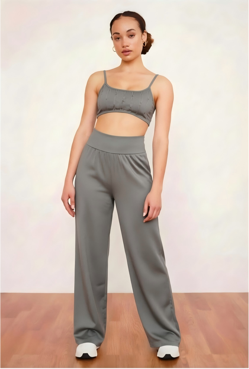 SINOPHANT Wide Leg Palazzo Yoga Pants with Pockets