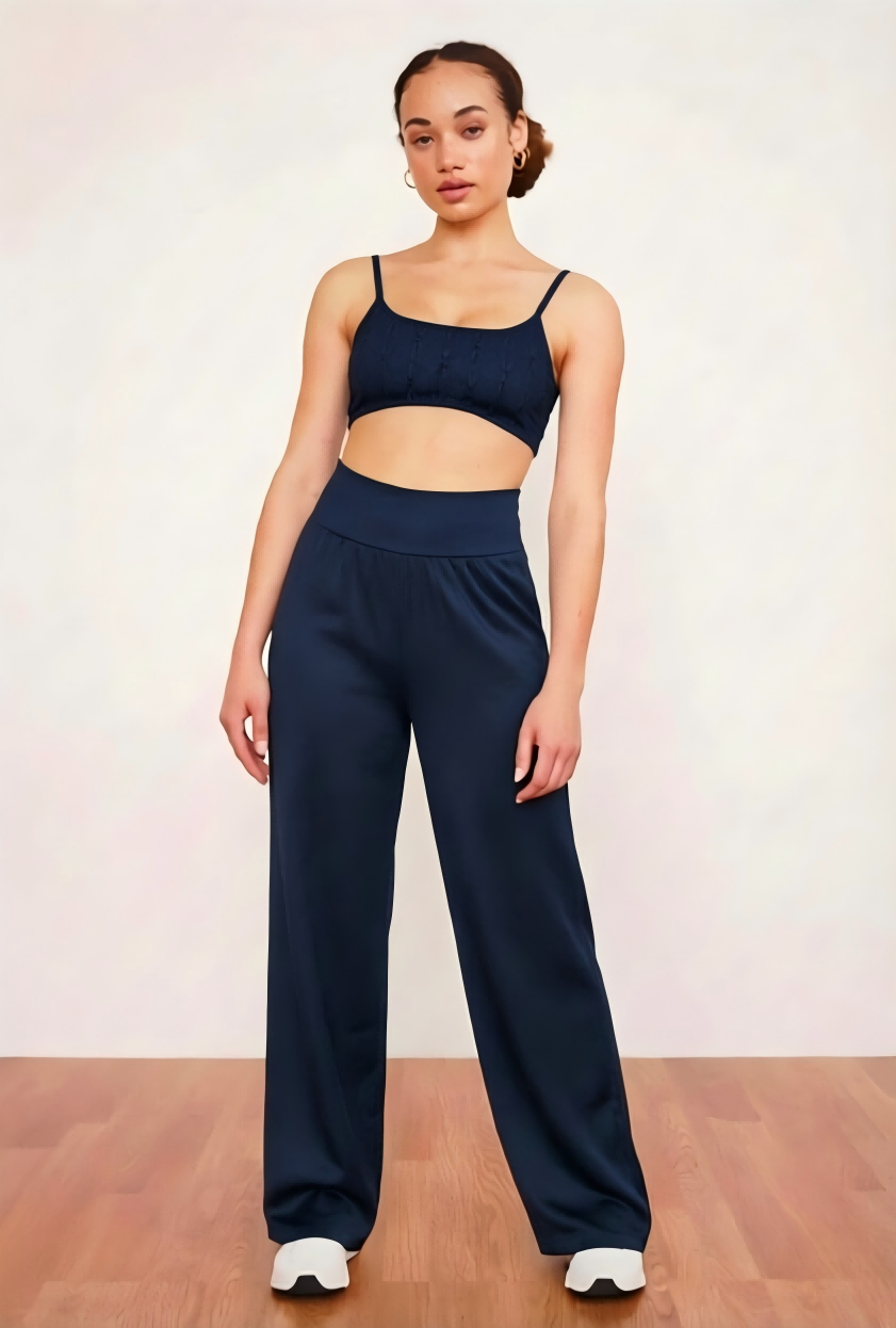 SINOPHANT Wide Leg Palazzo Yoga Pants with Pockets
