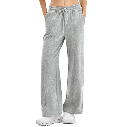 SINOPHANT Womens Wide Leg Sweatpants Baggy Pants with Pockets Fashion Outfits 2026 Drawstring Athletic Joggers