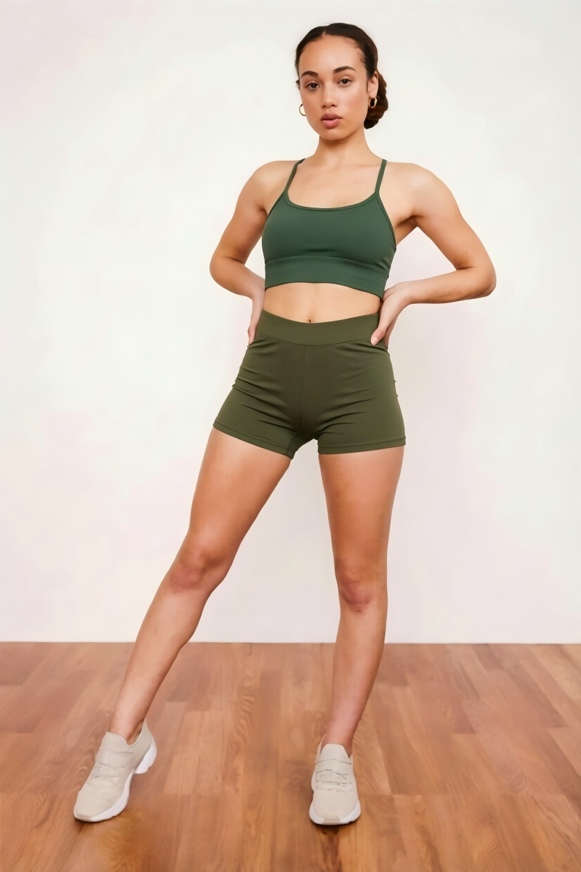 SINOPHANT High Waist 6" Biker Shorts