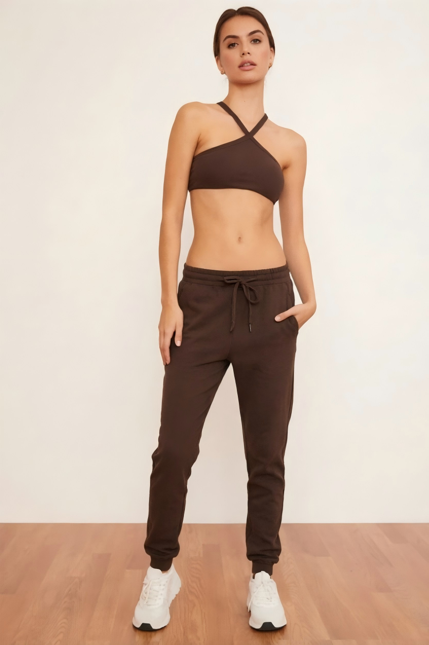 SINOPHANT High Waisted Drawstring Joggers with Pockets