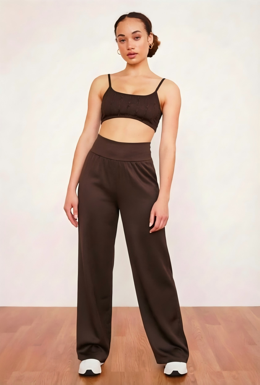 SINOPHANT Wide Leg Palazzo Yoga Pants with Pockets
