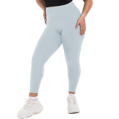 SINOPHANT Plus Size Leggings for Women, High Waisted Tummy Control Buttery Super Soft Black Yoga Pants for Workout Running