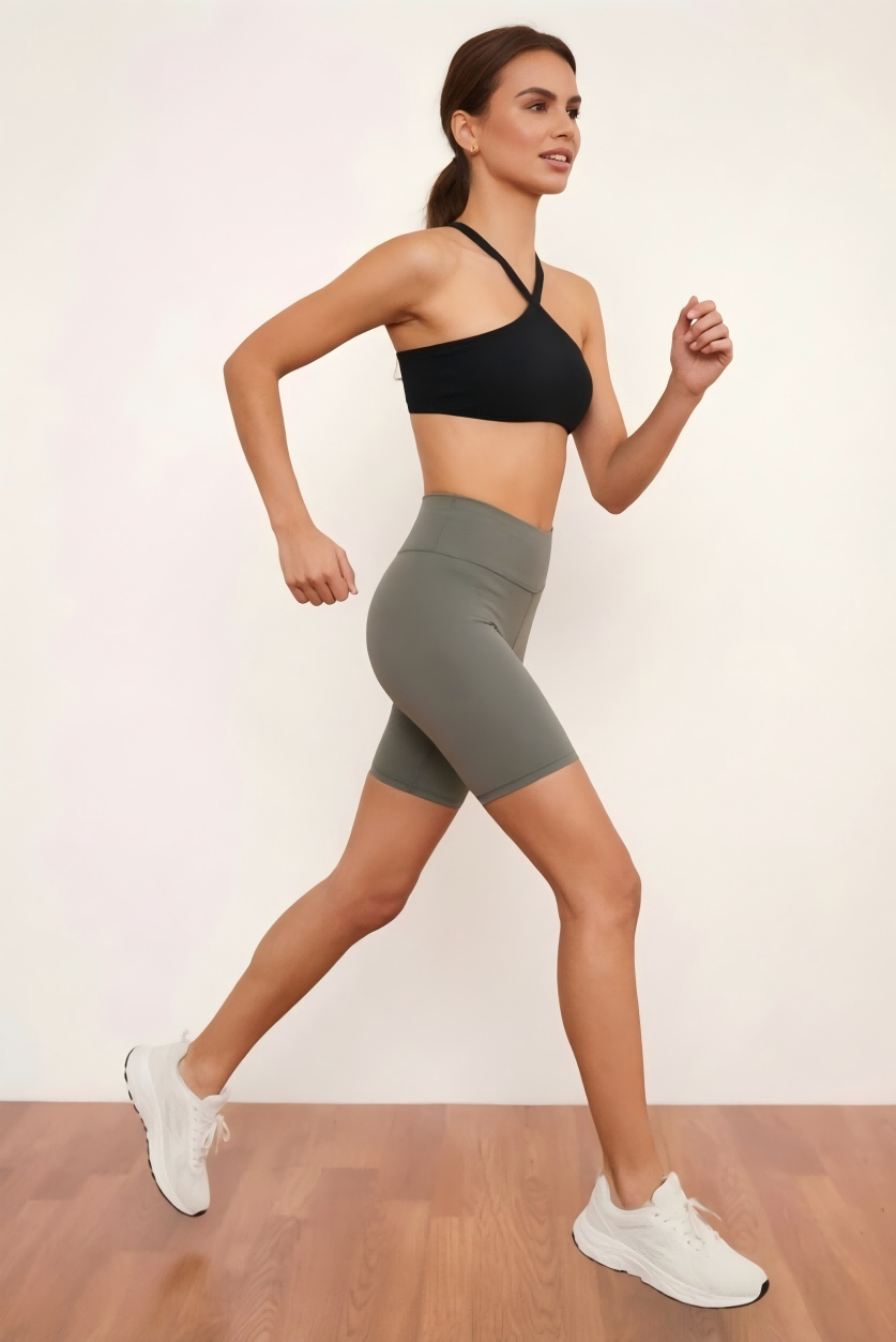 SINOPHANT High Waist 6" Biker Shorts