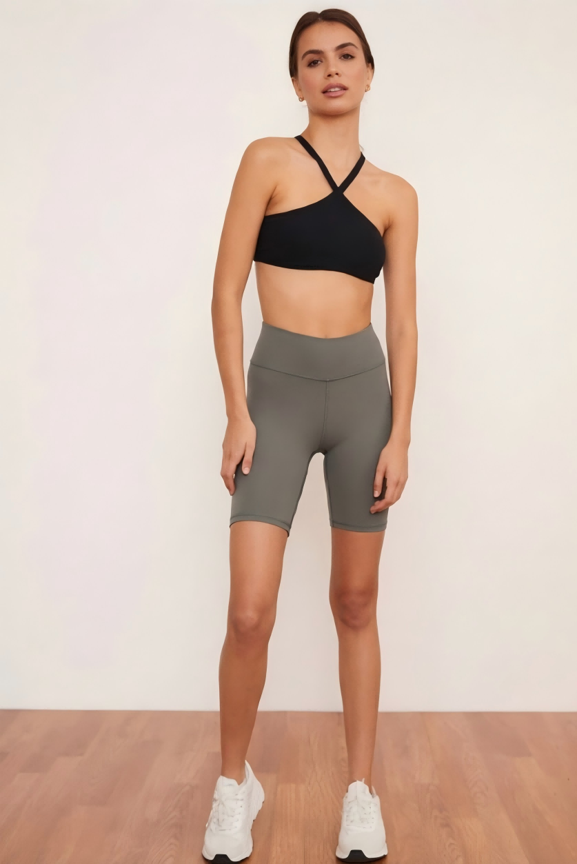 SINOPHANT High Waist 6" Biker Shorts