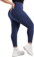 Carregar imagem no visualizador da galeria, Walifrey High Waist Plus Size Leggings for Women, Buttery Soft Plus Size Leggings
