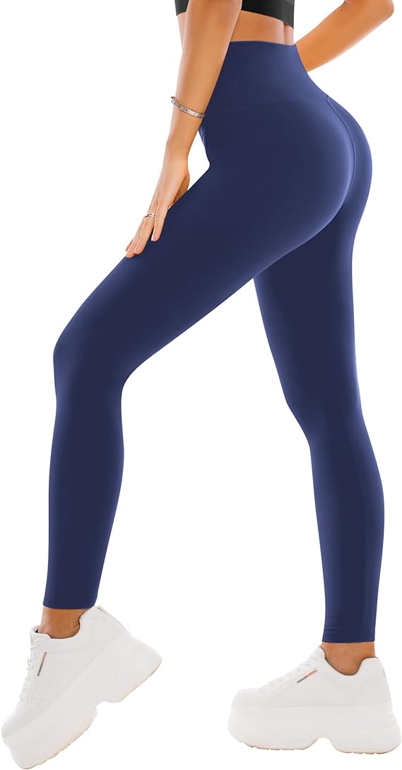 SINOPHANT High Waisted Leggings for Women - Full Length Buttery Soft Yoga Pants for Workout Athletic