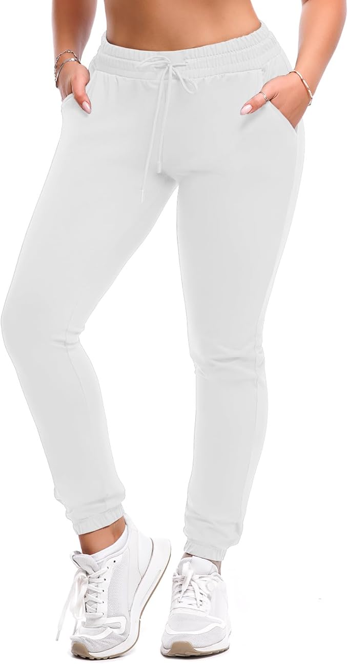 SINOPHANT Joggers for Women with Pockets Drawstring Sweatpants for Lounge Gym Yoga