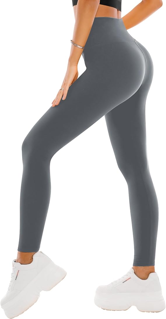 SINOPHANT High Waisted Leggings for Women - Full Length Buttery Soft Yoga Pants for Workout Athletic