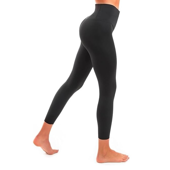 Cuttable Leggings with Inside Pocket for Women,High Waisted Tummy Control Soft Slim Workout Leggings