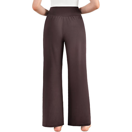 SINOPHANT Womens Wide Leg Yoga Pants with Pockets High Waisted Casual Lounge Loose Palazzo Pajama Sweatpants