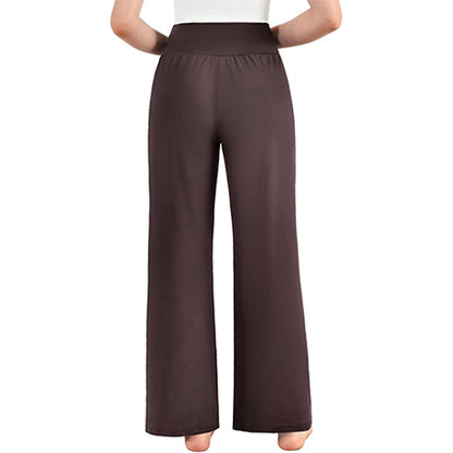 SINOPHANT Womens Wide Leg Yoga Pants with Pockets High Waisted Casual Lounge Loose Palazzo Pajama Sweatpants