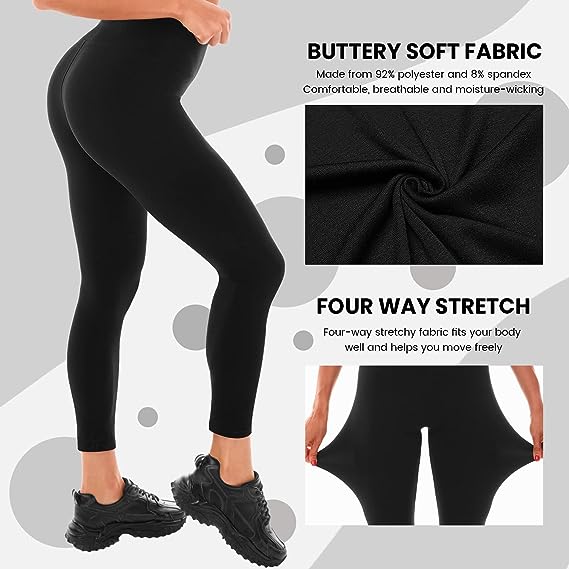 Leggings for Women High Waist Black Leggings for Women Gym Sport Workout