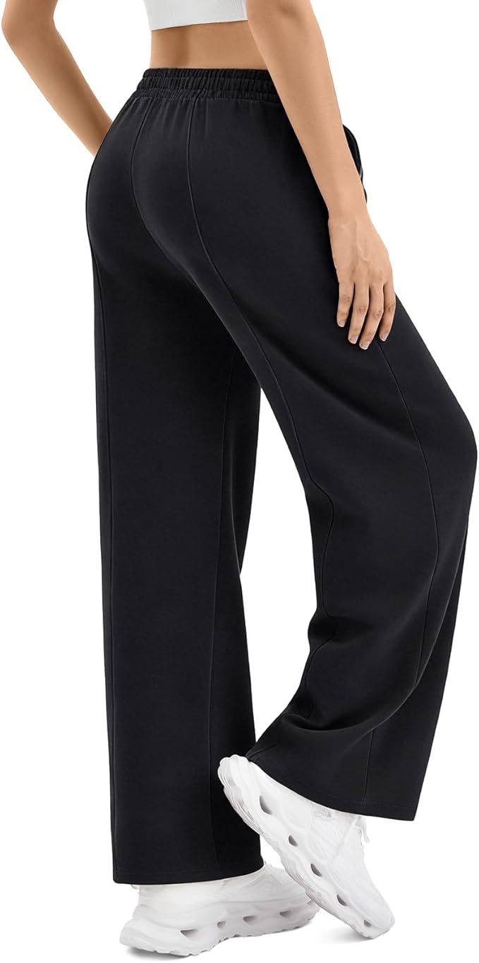 SINOPHANT Womens Wide Leg Sweatpants Baggy Pants with Pockets Fashion Outfits 2026 Drawstring Athletic Joggers