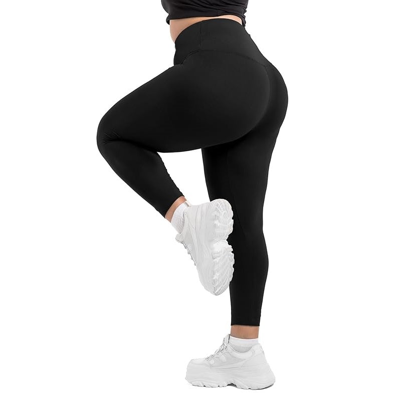 SINOPHANT Women's High Waist Leggings, Large Sizes, Sports Leggings for Gym Outdoor