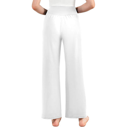 SINOPHANT Womens Wide Leg Yoga Pants with Pockets High Waisted Casual Lounge Loose Palazzo Pajama Sweatpants