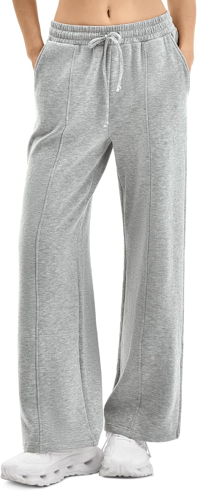 SINOPHANT Womens Wide Leg Sweatpants Baggy Pants with Pockets Fashion Outfits 2026 Drawstring Athletic Joggers