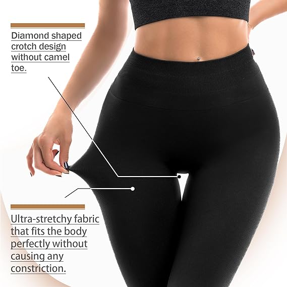 Seamless Butt Lifting Leggings for Women Workout, High Waisted Scrunch Butt Leggings for Gym Yoga
