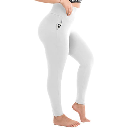 SINOPHANT Plus Size Leggings for Women with Pockets,Women's High Waisted Stretchy XXL-4XL Leggings for Gym Workout
