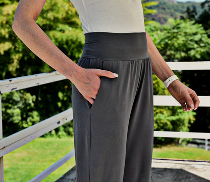Wide leg yoga pants for women with Pockets High Waisted Sweatpants