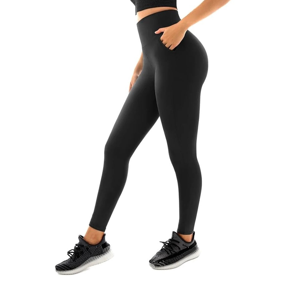 Leggings for Women, High Waist Gym Leggings with Pocket for Workout Running Exercise