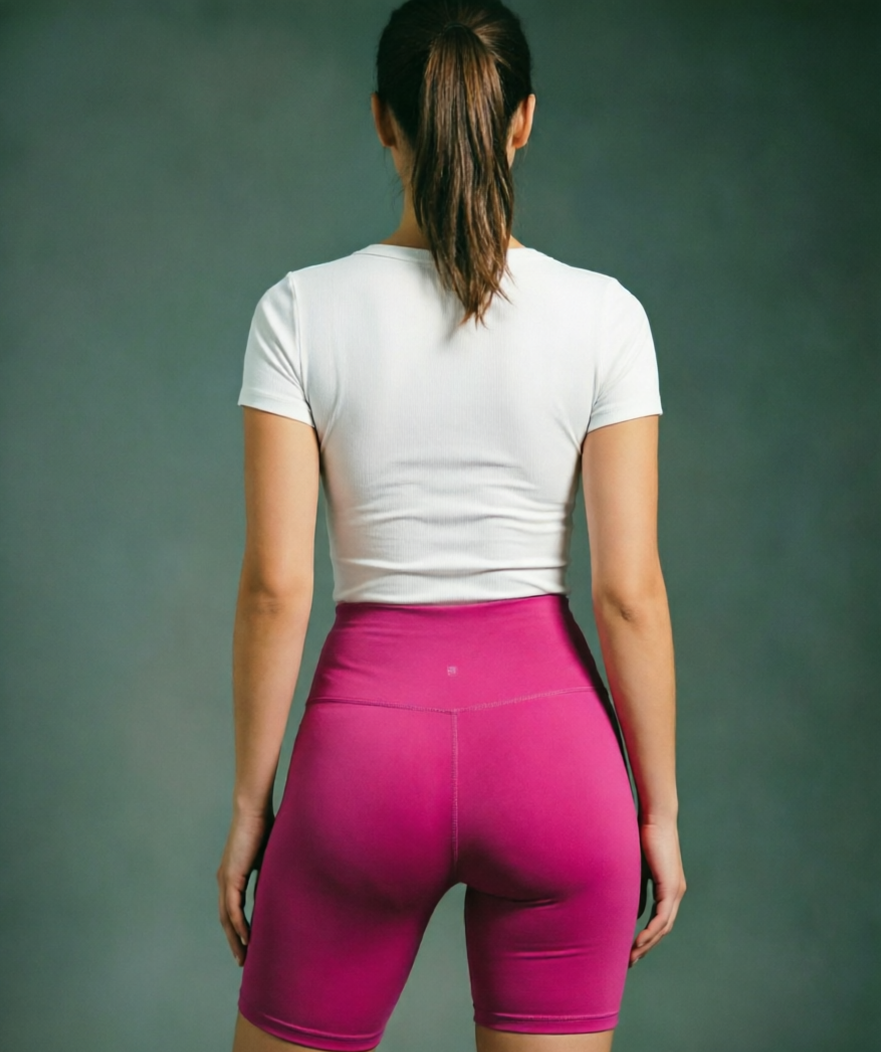SINOPHANT High Waist 6" Biker Shorts