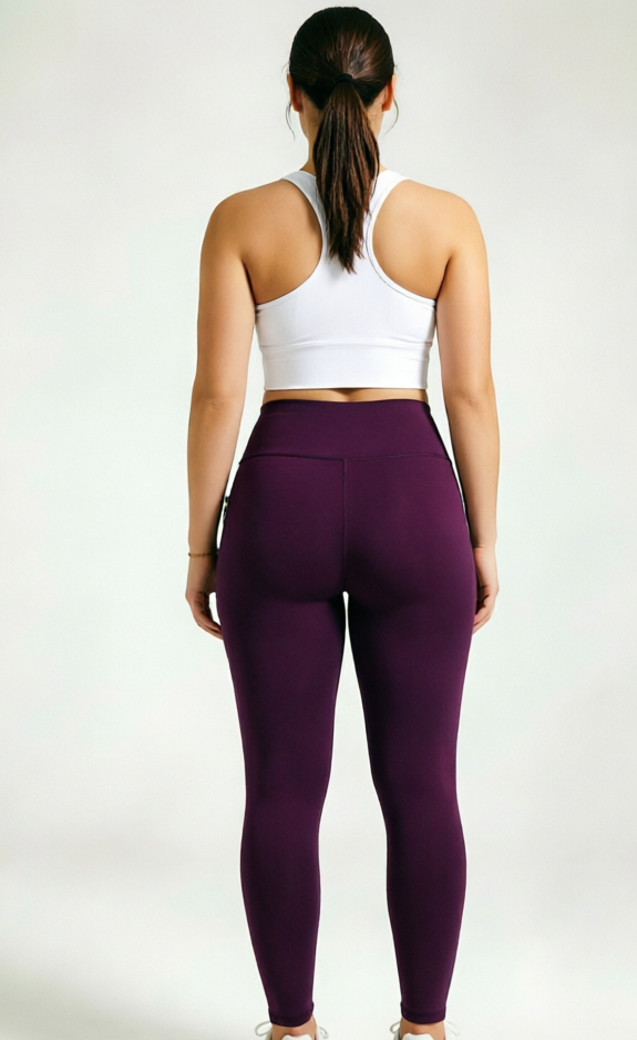 SINOPHANT Freya Plus Size Full Length Leggings with  Pockets
