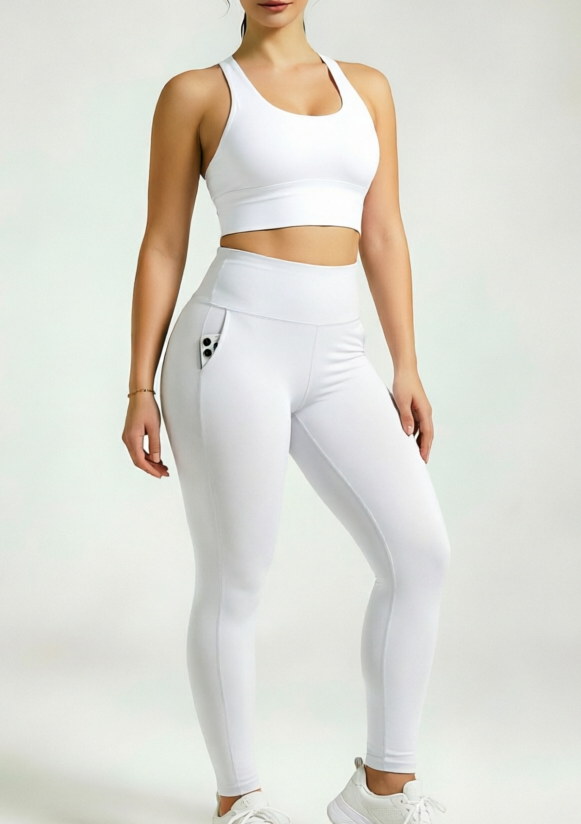 SINOPHANT Freya Plus Size Full Length Leggings with  Pockets