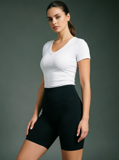 SINOPHANT High Waist 6" Biker Shorts
