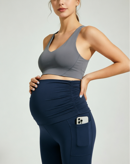 SINOPHANT Maternity Leggings with Side Pockets