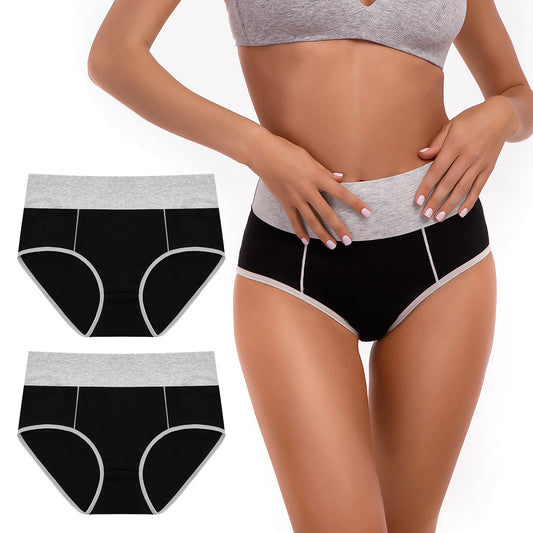 Sinopant High Waisted Cotton Underwear For Women Knickers