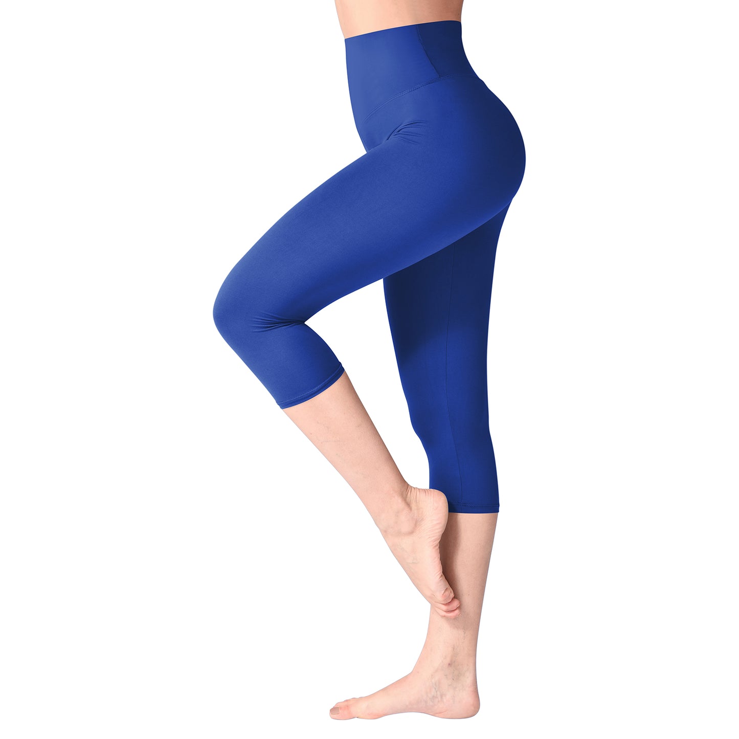 Sinopant High Waisted Slim Stretchy Cropped  Pants Black Yoga Plus Size Leggings For Women