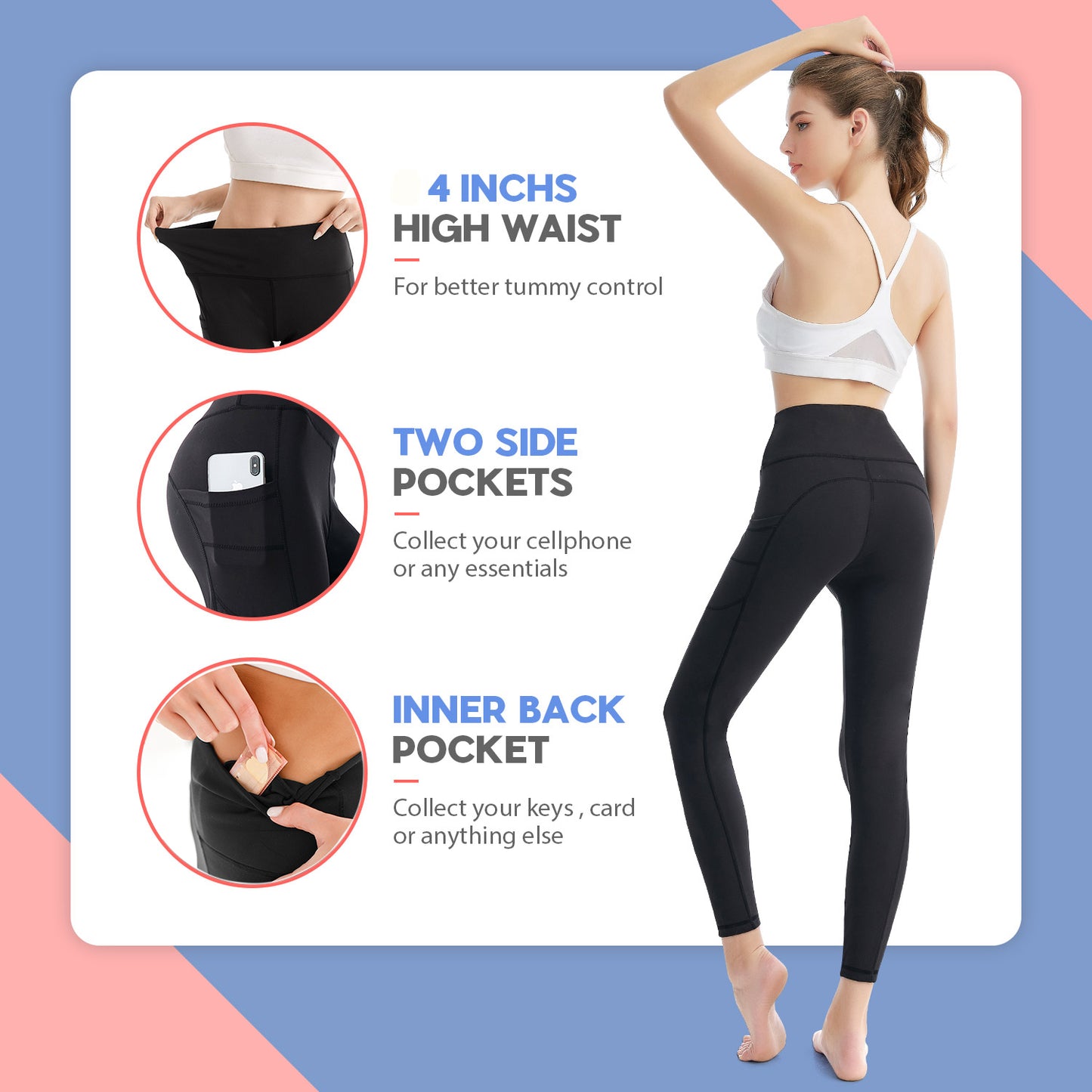 Sinopant Yoga Pants With Pockets