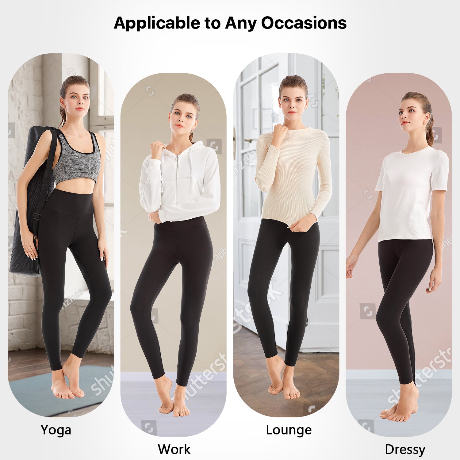 SINOPHANT High Waisted Leggings for Women, Buttery Soft Elastic Opaque  Tummy Control Leggings,Plus Size Workout Gym Yoga Stretchy Pants, #1 Pack,  Grey, S-M price in UAE,  UAE
