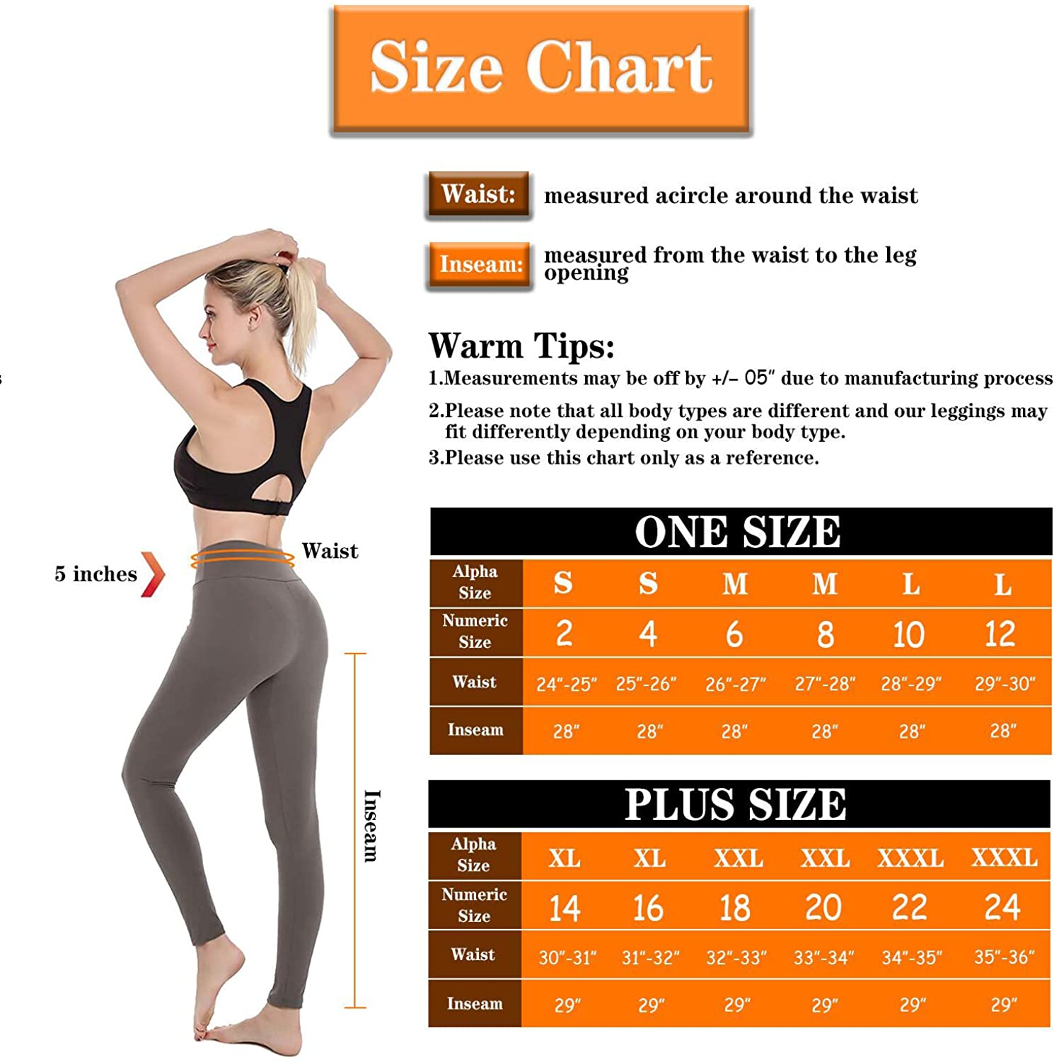 SINOPHANT High Waisted Leggings for Women, Buttery Soft Elastic Opaque  Tummy Con