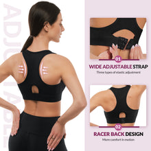Carregar imagem no visualizador da galeria, Sinopant High Impact 3 Hooks Adjustable Padded Sports Bra
